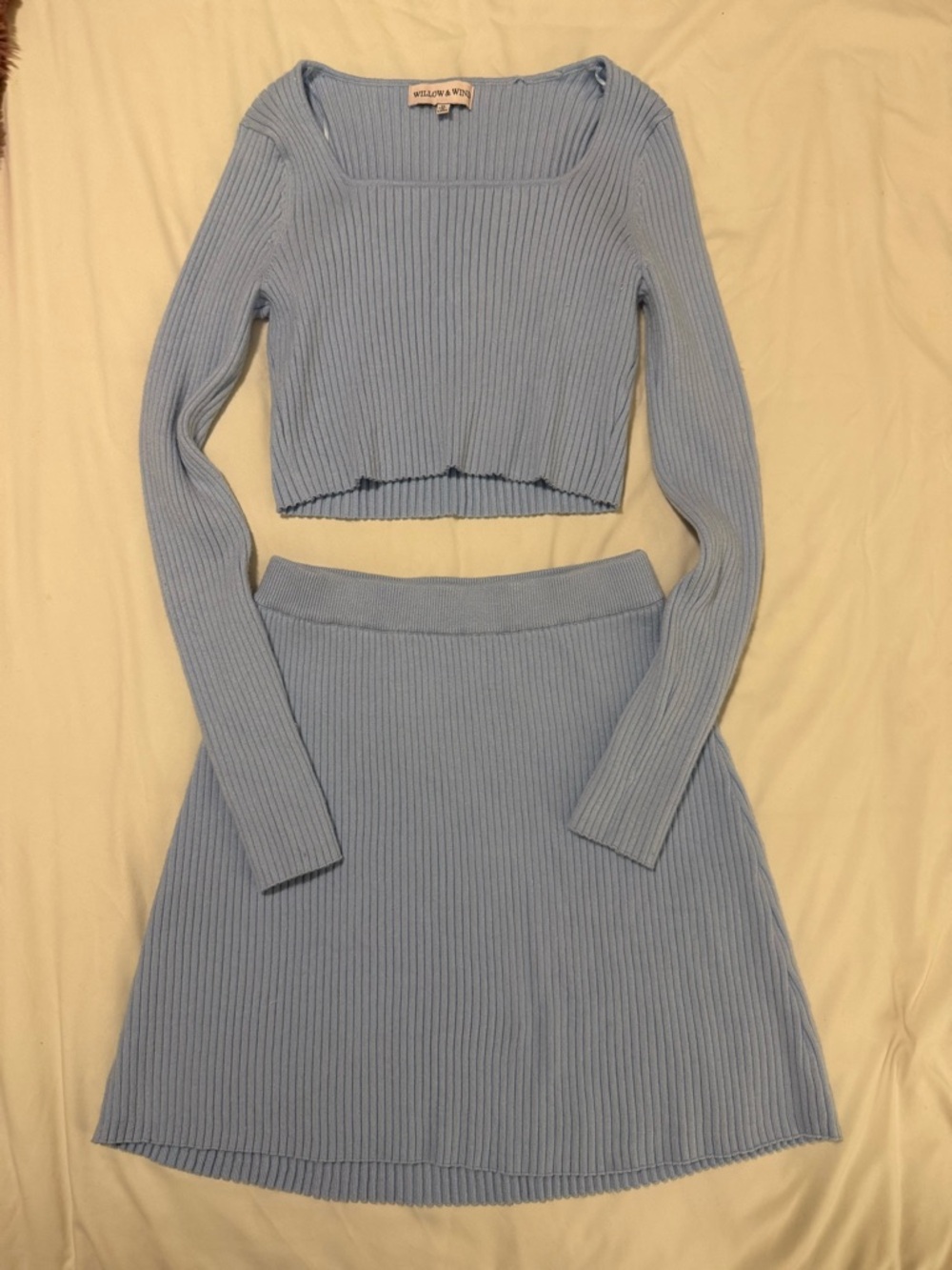 Matching Sweater Skirt Set